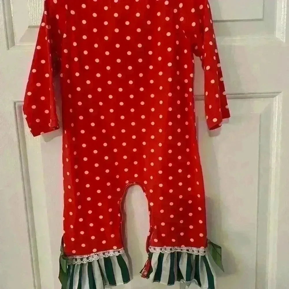 12-18 month Santa romper - Picture 2 of 4